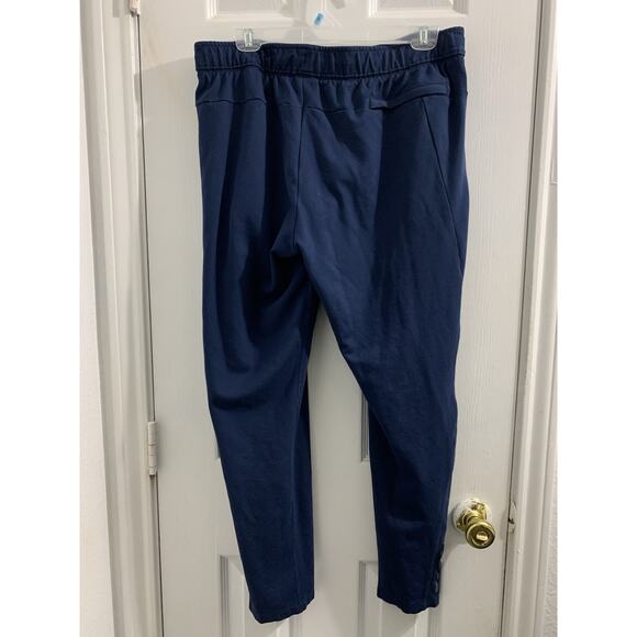 RUSSELL Athletic Men L36-38 Blue Drawstring Zip Side Pocket Active Pants (R) - Picture 3 of 6